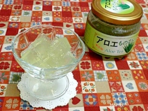 アロエ茶の寒天